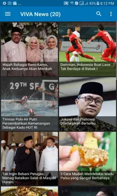 Berita Indonesia android App screenshot 1